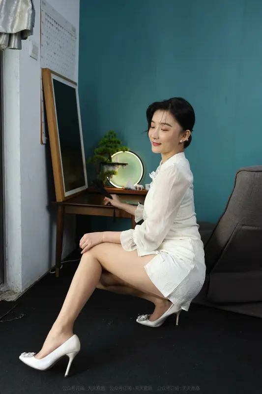 [IESS异思趣向]2021.11.29 丝享家980:秋秋《诱人白玫瑰》 19